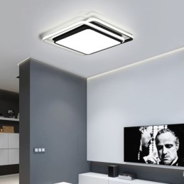 Modern Enkel Infälld Geometrisk Taklampa Fyrkantig Ramlampa