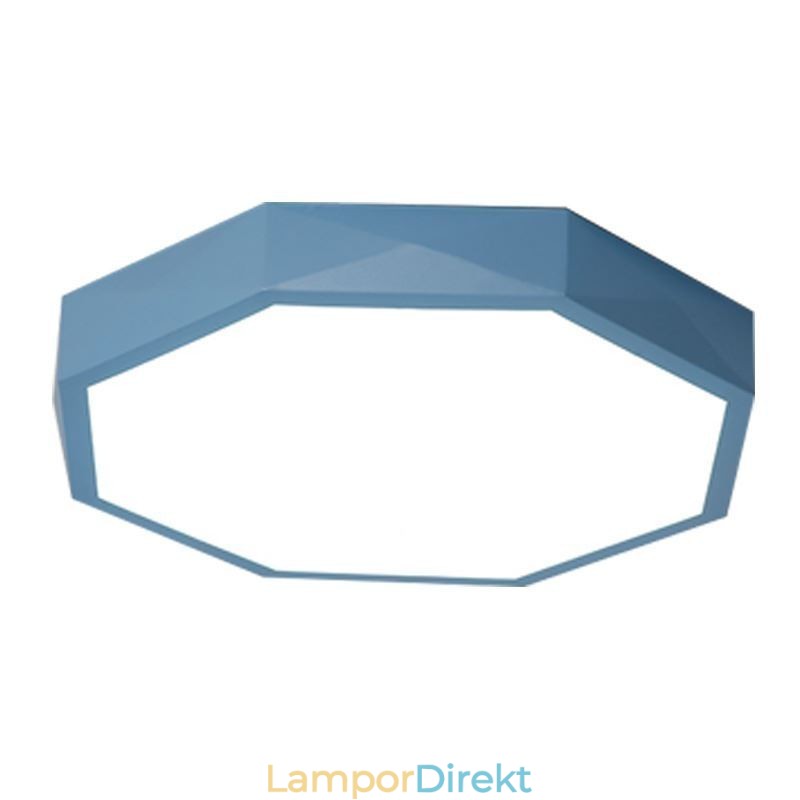 Modern Infälld Special Hexagon Design Taklampa Ultratunn Lamp Light