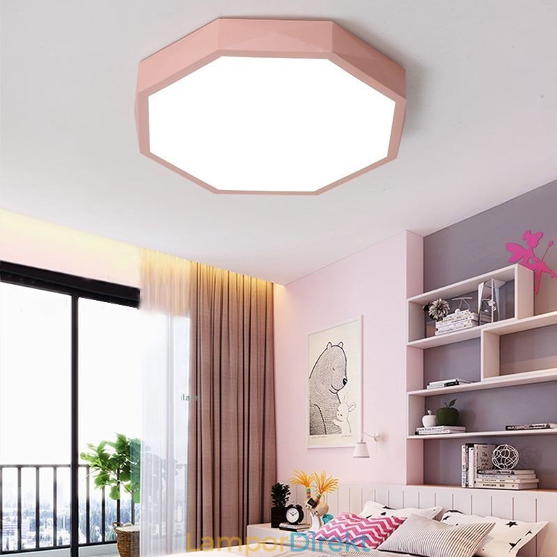 Modern Infälld Special Hexagon Design Taklampa Ultratunn Lamp Light