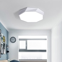 Modernt Infällt Special Octagon Design Takljus Ultratunnt Lampljus
