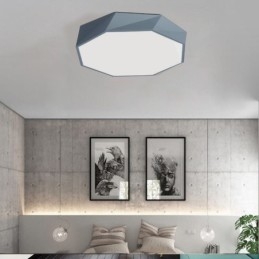 Modernt Infällt Special Octagon Design Takljus Ultratunnt Lampljus