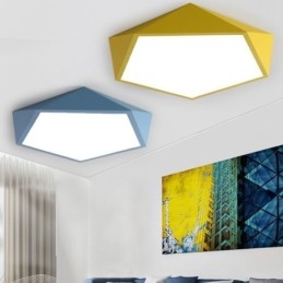 Modern Infälld Diamantdesign Taklampa Ultratunn Hembelysningslampa