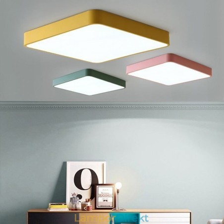 Simlpe Flush Mount Thin Square Light Energisparande Taklampa Simlpe Flush Mount Thin Square Light Energisparande Taklampa