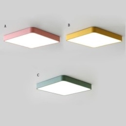 Simlpe Flush Mount Thin Square Light Energisparande Taklampa
