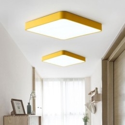 Simlpe Flush Mount Thin Square Light Energisparande Taklampa