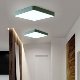 Simlpe Flush Mount Thin Square Light Energisparande Taklampa