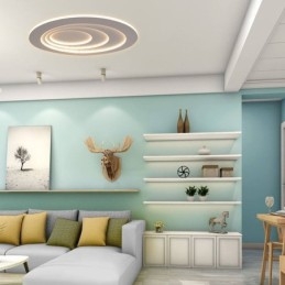 Modernt Flush Mount Water Drop Terrace Ceiling Light Side Illuminating Light