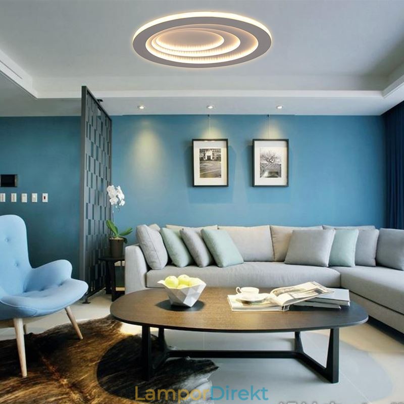 Modernt Flush Mount Water Drop Terrace Ceiling Light Side Illuminating Light
