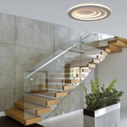 Modernt Flush Mount Water Drop Terrace Ceiling Light Side Illuminating Light