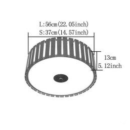 Stor Bambu Flush Mount Kinesiska Kreativa Taklampa Barnbelysning