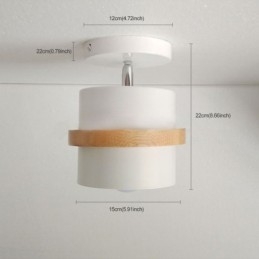 Rund Macaron Spotlight Kromatisk Taklampa (Single Light)