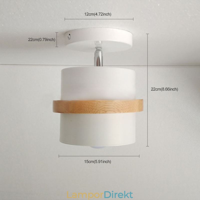 Rund Macaron Spotlight Kromatisk Taklampa (Single Light)