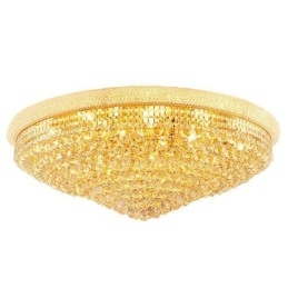 European Flush Mount Light Lyx Crystal Taklampa