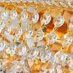 European Flush Mount Light Lyx Crystal Taklampa