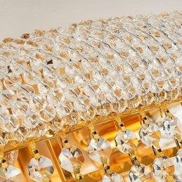European Flush Mount Light Lyx Crystal Taklampa