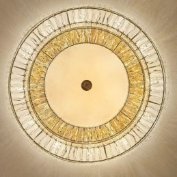 Crystal Flush Mount Rund Crystal Dekoration Taklampa