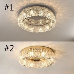 Modern Elegant Taklampa Flush Mount Crystal Taklampa
