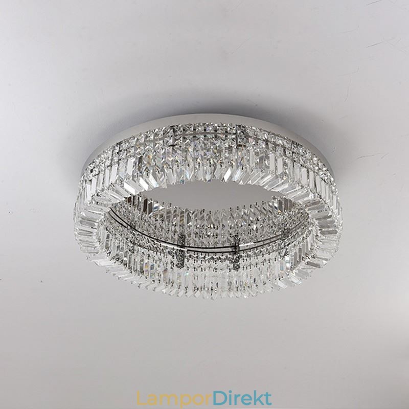 Modern Elegant Taklampa Flush Mount Crystal Taklampa