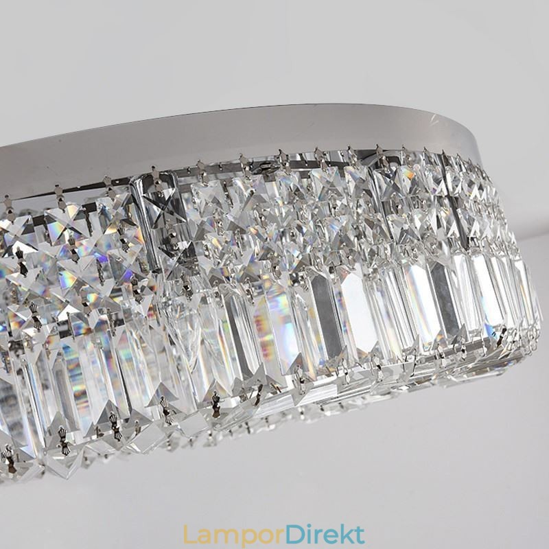 Modern Elegant Taklampa Flush Mount Crystal Taklampa