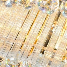 Modern Kristallkrona Rund Infälld