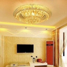 Modern Enkel Infälld Kristallrund Belysning