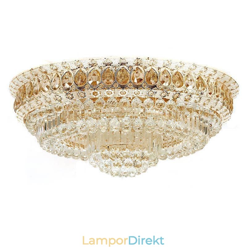 Flush Mount Crystal Modern Enkel Taklampa Kreativ Rund Belysning