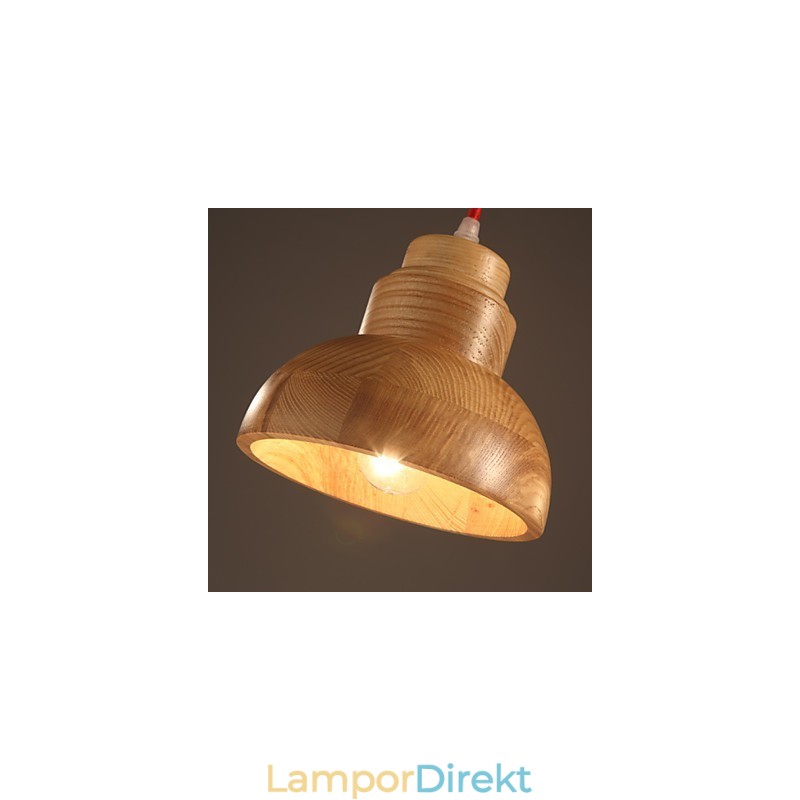 Ljuskrona Mini Style Traditionell Klassisk Trä Bambu