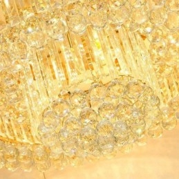 Flush Mount Crystal Modern Enkel Taklampa Kreativ Rund Belysning
