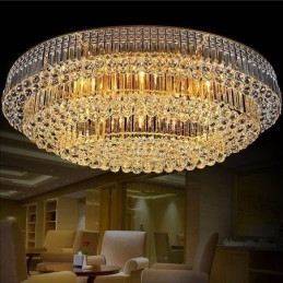 Infälld Taklampa I Kristall European Oval Light