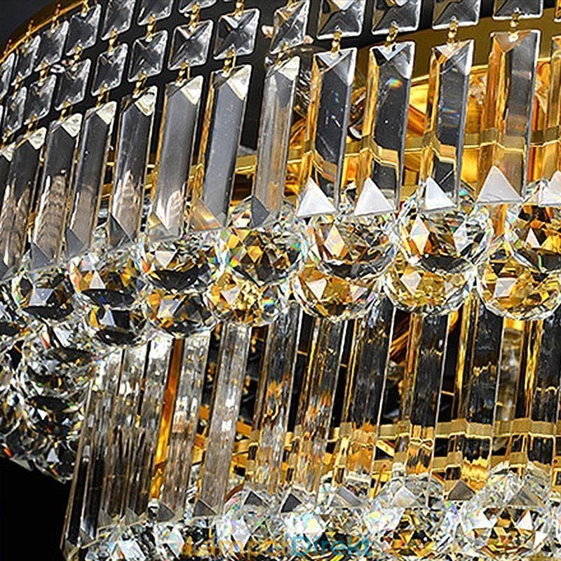 Infälld Taklampa I Kristall European Oval Light