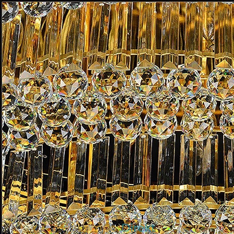 Infälld Taklampa I Kristall European Oval Light