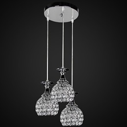 Kristallkrona Modern Contemporary Metal