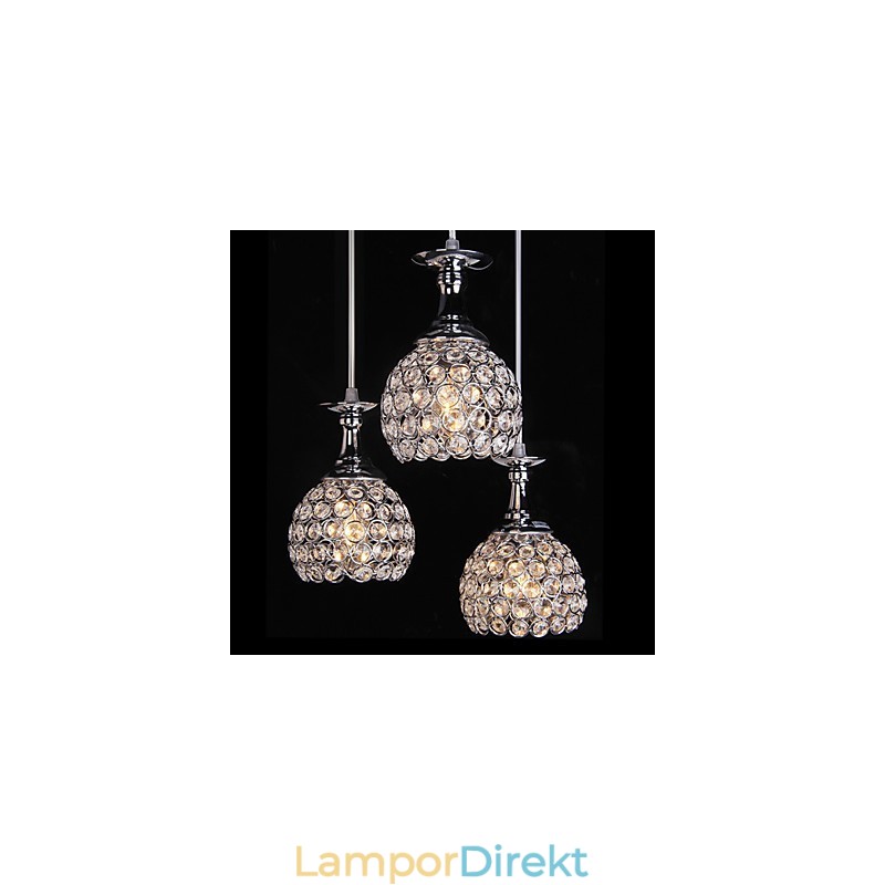 Kristallkrona Modern Contemporary Metal