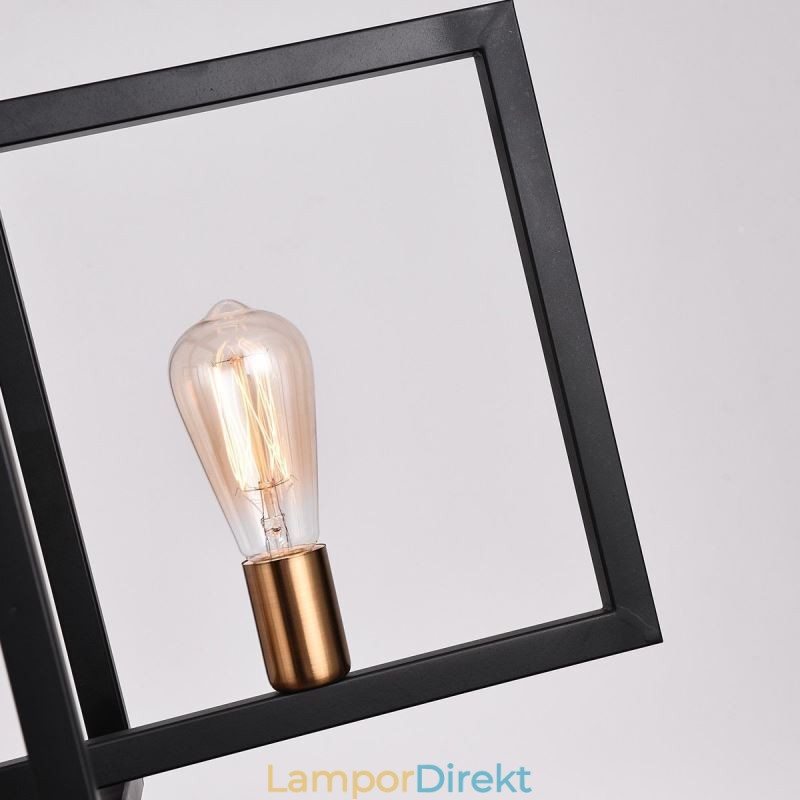 4 Light Pendel Light Industrial Style Lightingway