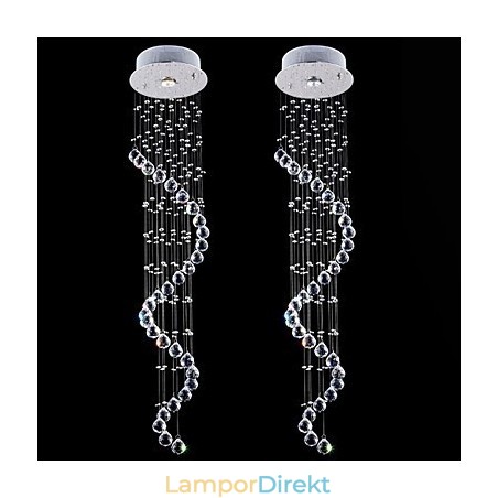 Kristall Taklampa Ljuskrona Belysning 1 Lampor Silver Canpoy Klar K9 Crystal Helix Taklampor H120Cm Kristall Taklampa Ljuskrona Belysning 1 Lampor Silver Canpoy Klar K9 Crystal Helix Taklampor H120Cm