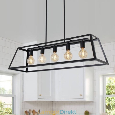 Industriell Metall Taklampa Trapetsformad Hängande Taklampa Industriell Metall Taklampa Trapetsformad Hängande Taklampa