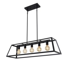 Industriell Metall Taklampa Trapetsformad Hängande Taklampa