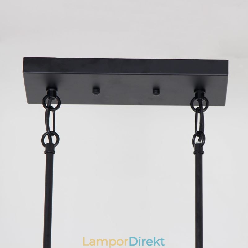 Industriell Metall Taklampa Trapetsformad Hängande Taklampa