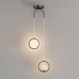 Rund Ring Pendelljus Modern Ball Hänglampa