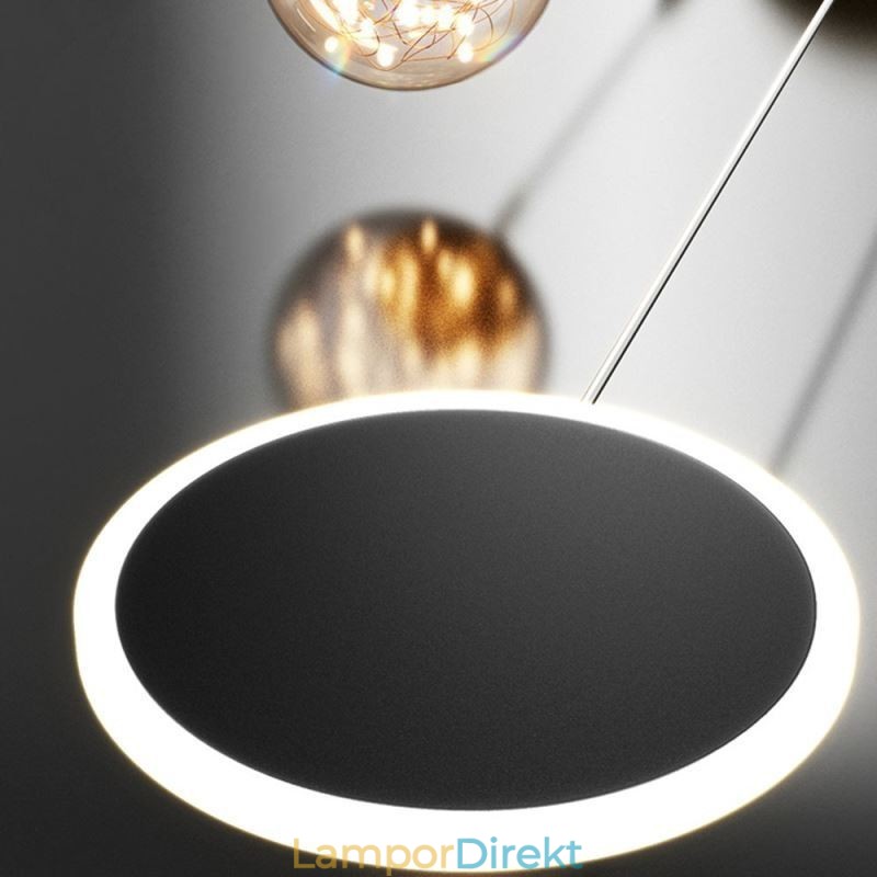 Rund Ring Pendelljus Modern Ball Hänglampa