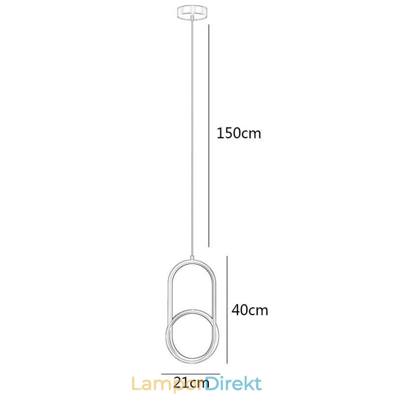 Modern Pendel Light Creative Hänglampa