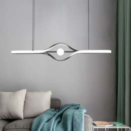 Modern Linjär Hänglampa Lång Remsa Hängande Lampa