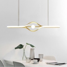 Modern Linjär Hänglampa Lång Remsa Hängande Lampa