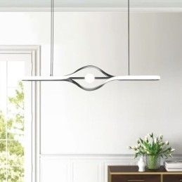 Modern Linjär Hänglampa Lång Remsa Hängande Lampa