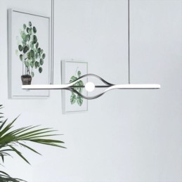 Modern Linjär Hänglampa Lång Remsa Hängande Lampa