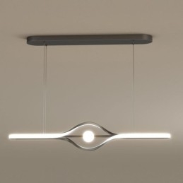 Modern Linjär Hänglampa Lång Remsa Hängande Lampa