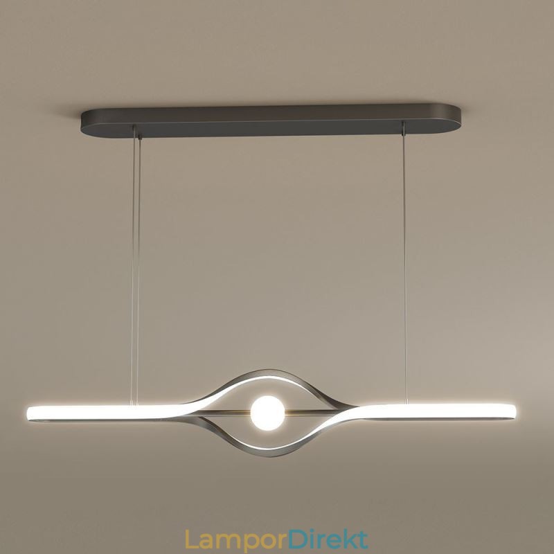 Modern Linjär Hänglampa Lång Remsa Hängande Lampa