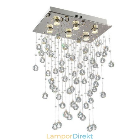 Modern Kristallkrona Infälld Taklampa Modern Kristallkrona Infälld Taklampa