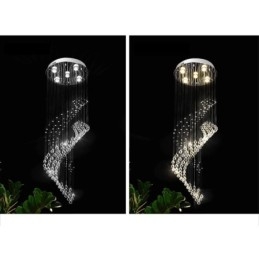 Elegant Kristallkrona Regndropps Takljusfoajé