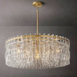 American Ceiling Light Lyx Crystal Pendellampa 60Cm
